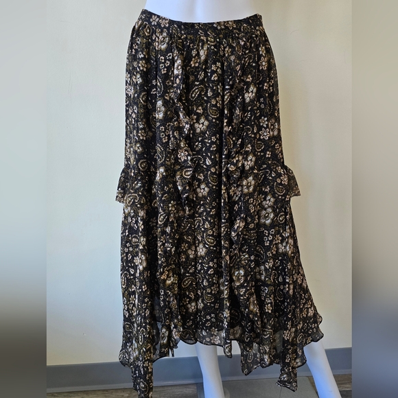 Ulla Johnson Dresses & Skirts - Ulla Johnson Ruffle Flora Midi Skirt